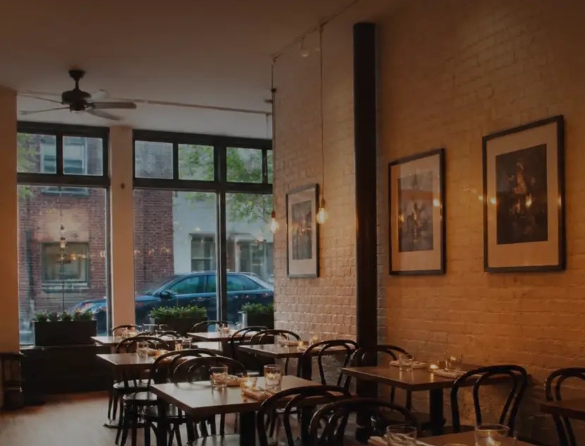 Restaurant interior photography
