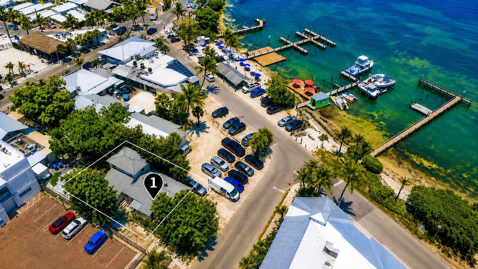 Drone photography — marina property